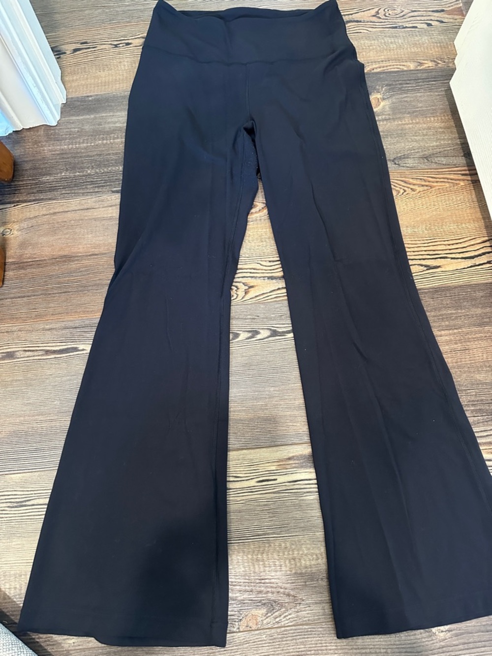 lululemon athletica Black Flare-Leg Yoga Pants